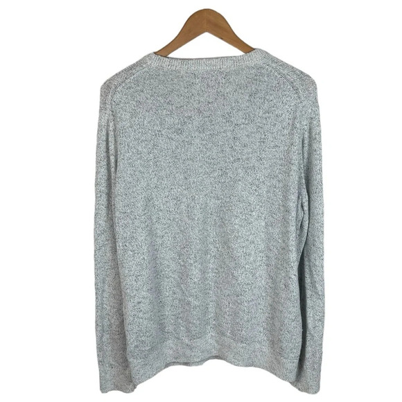 B19 Men’s Banana Republic Italian Yarn Linen Blend Crew Neck Sweater L - Picture 4 of 5